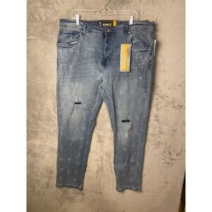 RawX Men's Jeans W42 L32 Light Blue 517 Straight Fit
